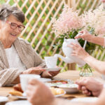 Seniors engaging in social activity, a key part of staying sharp in old age